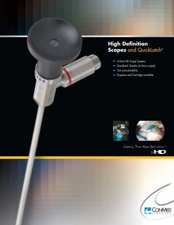 High Definition Scopes and QuickLatch® - Sword Medical
