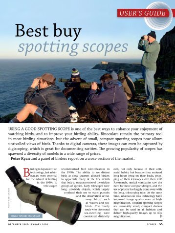 Best buy spotting scopes