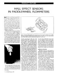 Hall Effect Sensors in Paddlewheel Flow Sensors - Georg Fischer ...