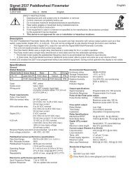 2537 revC English manual.indd - Georg Fischer Signet LLC