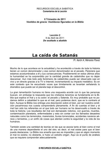 La caída de Satanás - Escuela Sabática