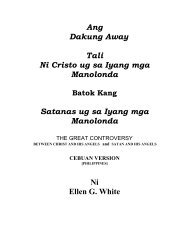 Ang Dakung Away Tali Ni Cristo ug sa - The Great Controversy
