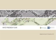 Adopted Hays Paddock Plan - introduction - City of Boroondara