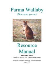 Parma Wallaby Resource Manual - Marsupialandmonotreme.org