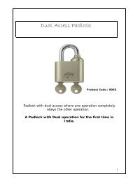 Dual Access Padlock Blister - Godrej Locking