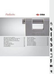 Catalogue Padlocks - CISA.com