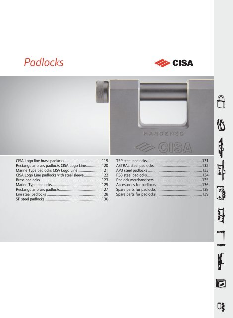 Catalogue Padlocks - CISA.com