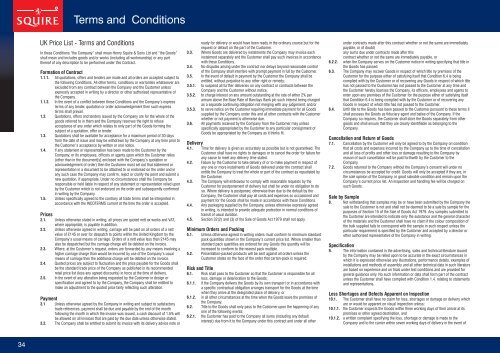 UK Price List July 2012 - Squire Locks