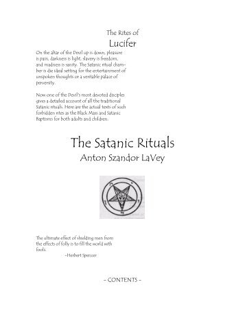 The Satanic Rituals - Parent Directory