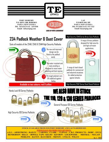 234 Padlock Weather & Dust Cover - TE (PNG)