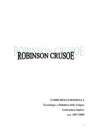 “ROBINSON CRUSOE” di Daniel Defoe (1660-1731)