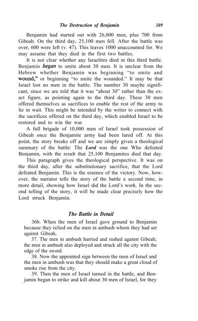 JUDGES - Christian Identity Forum