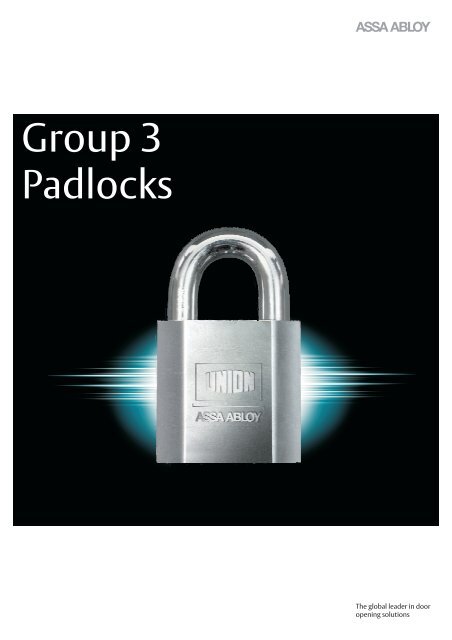 Group 3 - Padlocks.cdr - ASSA ABLOY