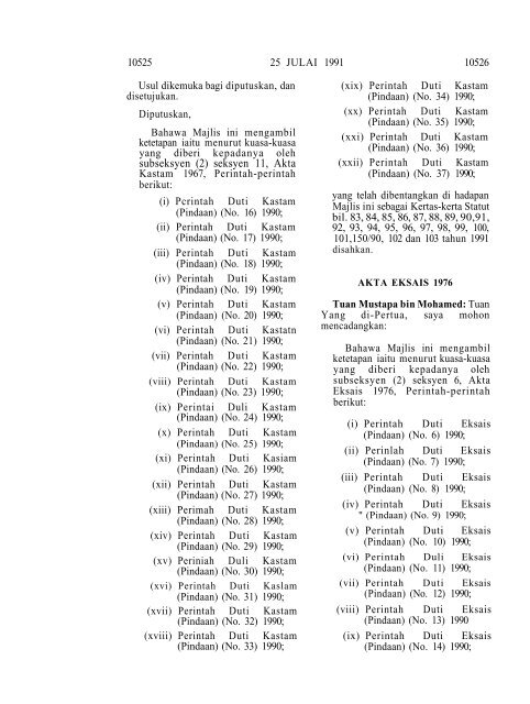 PENYATA RASMI PARLIMEN - Parlimen Malaysia