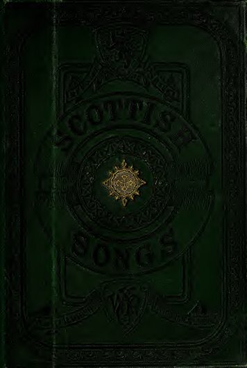 The songs of Scotland prior to Burns. With the tunes