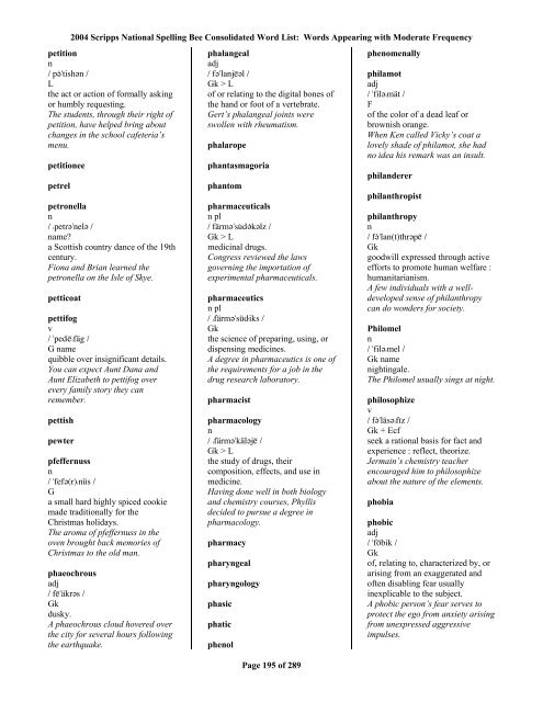 2004 SCRIPPS NATIONAL SPELLING BEE CONSOLIDATED WORD LIST PDF visual data 2