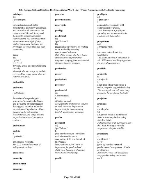 2004 SCRIPPS NATIONAL SPELLING BEE CONSOLIDATED WORD LIST PDF visual data 7