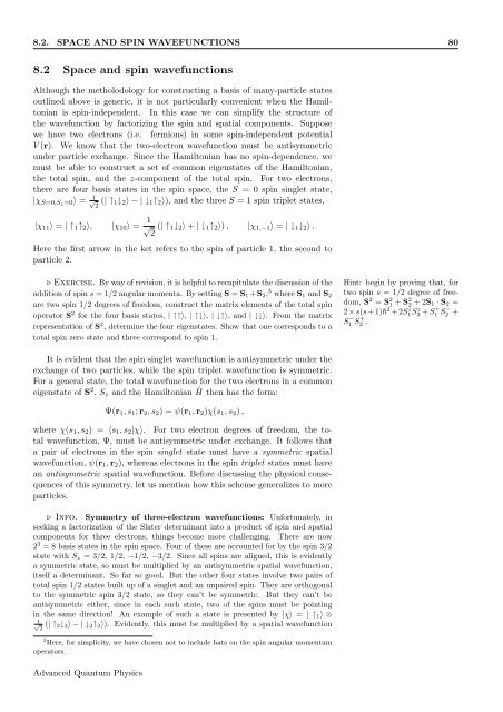 Identical Particles - Theory of Condensed Matter