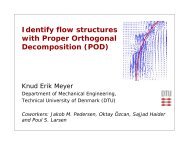 Identify flow structures with Proper Orthogonal ... - DANSIS