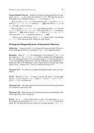 Orthogonal Diagonalization of Symmetric Matrices