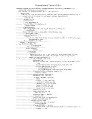 genealogical chart of the Culver (Colver) - California Lutheran ...