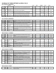 schedule - The UP College of Science