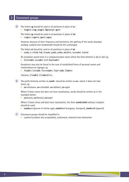 Gaelic Orthographic Conventions - Scottish Qualifications Authority