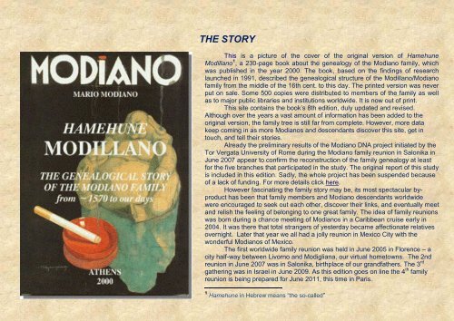 THE HOME PAGE - modiano