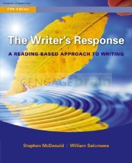 The Writer's Response, 5th ed. - NelsonBrain