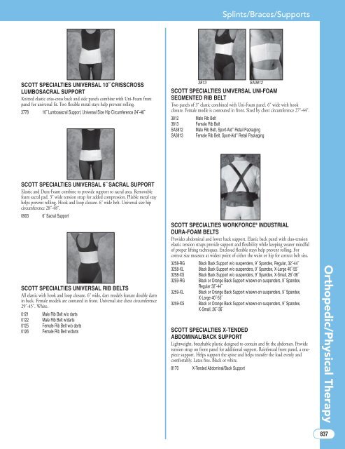 Orthopedic/Physical Therapy