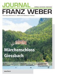 Journal Franz Weber Nr. 95 - Fondation Franz Weber