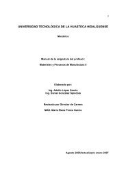 Materiales y Procesos de Manufactura Dos - Biblioteca UTHH