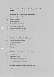 6 Synthesen mit metallorganischen Reagenzien und Yliden