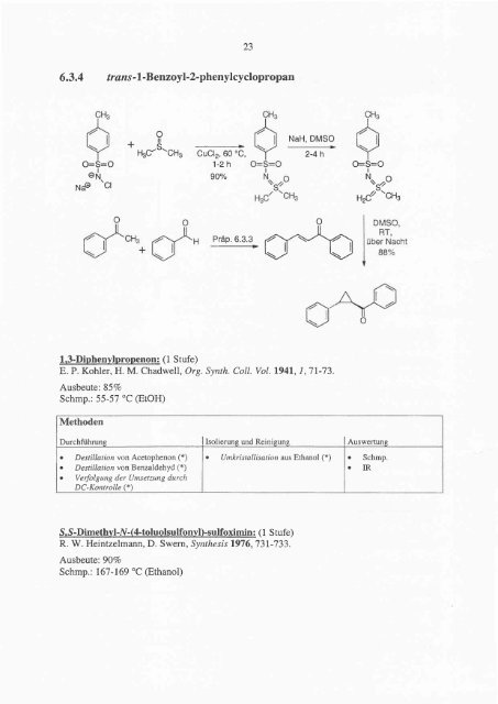 6 Synthesen mit metallorganischen Reagenzien und Yliden