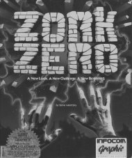 temporary Zork Zero manual - The Infocom Documentation Project
