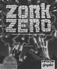 temporary Zork Zero manual - The Infocom Documentation Project