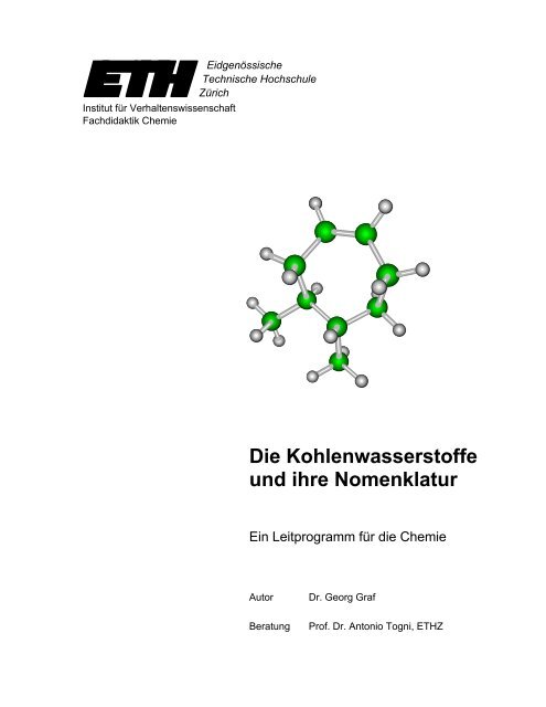 Die Kohlenwasserstoffe und ihre Nomenklatur