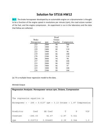 Solution for ST516 HW12