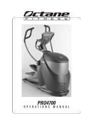 Pro4700 Operations Manual - Octane Fitness