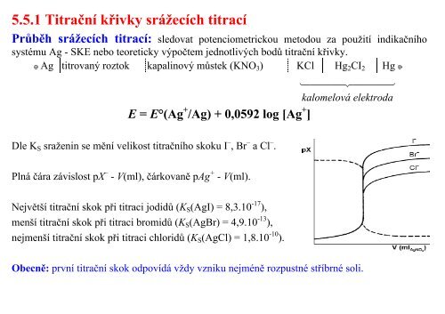 Slidy lekce 5: Srážecí reakce