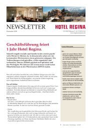 Unser Team - Hotel Regina