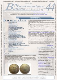 Infonumis, classement et préservation des monnaies