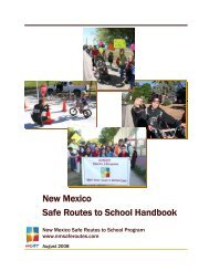 NM SRTS Handbook - New Mexico Department of Transportation