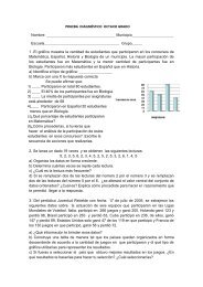 PRUEBA DIAGNÓSTICO OCTAVO GRADO Nombre ... - Matemática