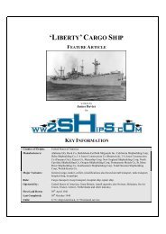 'LIBERTY'CARGO SHIP - World War Two Ships