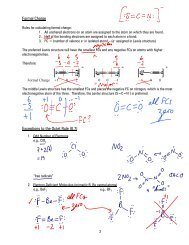 Formal Charge Exceptions to the Octet Rule (8.7)