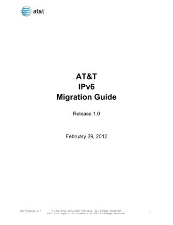 ATT IPV6 Migration Guide R1 February 2012.pdf - The Cisco ...