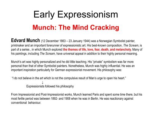 Munch Meaning 