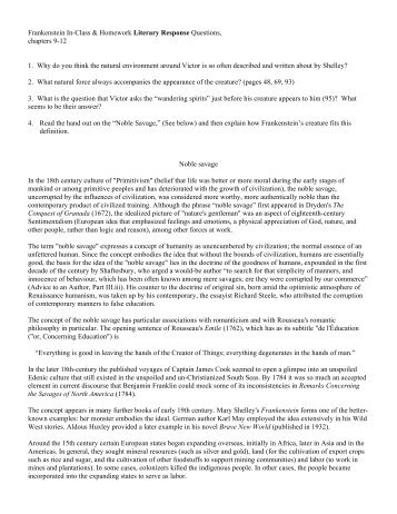 Frankenstein chapter questions pdf