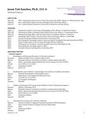 Curriculum Vitae - School of Communication - Northwestern University